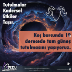 Tutulmalar kadersel etkiler taşır!