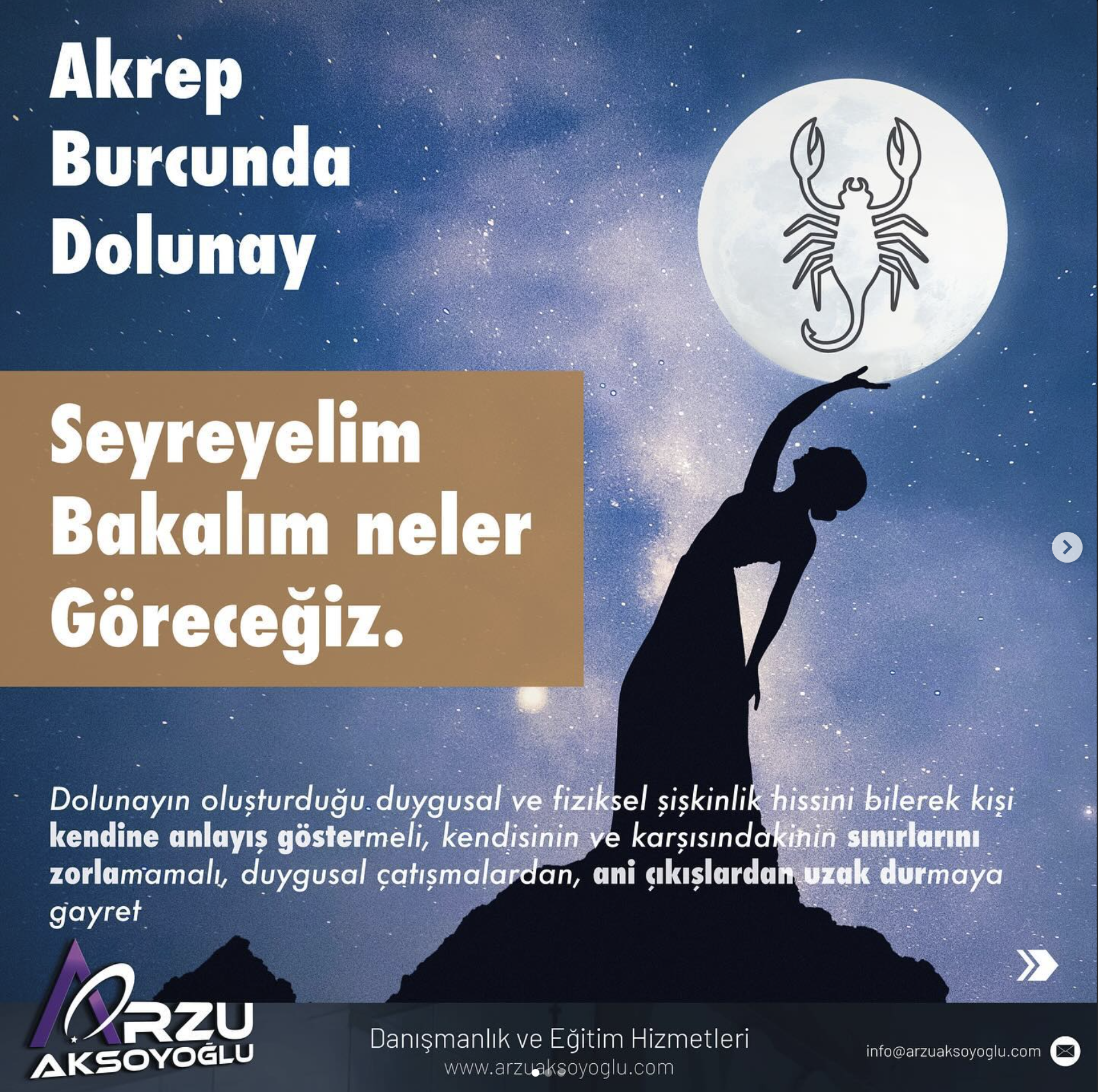 Akrep Burcunda Dolunay